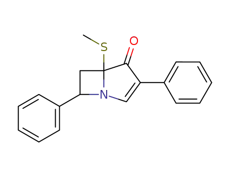 5-methylthio-3,7-diphenyl-1-azabicyclo[3.2.0]hept-2-en-4-one