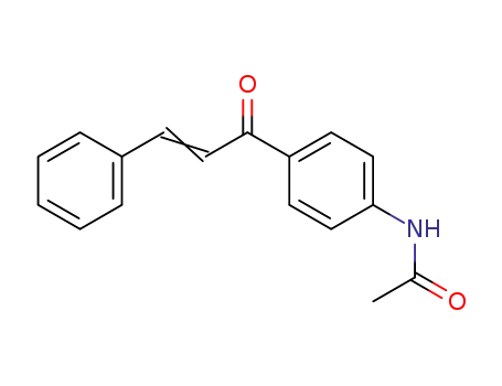 Molecular Structure of 19337-19-0 (N-{4-[(2E)-3-phenylprop-2-enoyl]phenyl}acetamide)