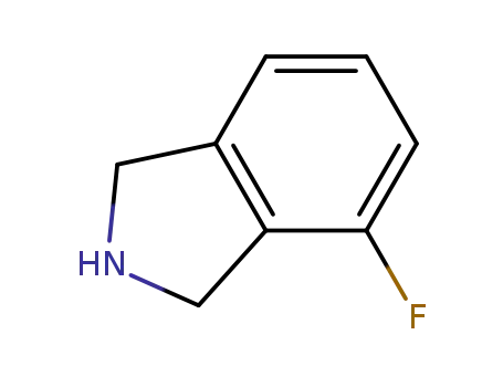 Molecular Structure of 127168-78-9 (1H-Isoindole, 4-fluoro-2,3-dihydro-)