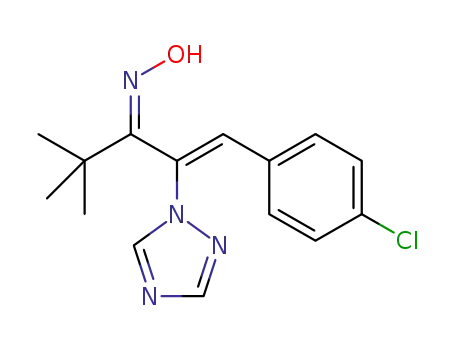 (1Z,3Z)-4,4-dimethyl-1-(4-chlorophenyl)-2-(1H-1,2,4-triazol-1-yl)pent-1-en-3-one oxime
