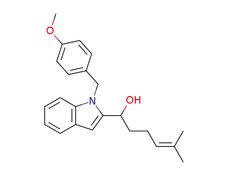 1-[1-(4-methoxy-benzyl)-1H-indol-2-yl]-5-methyl-hex-4-en-1-ol