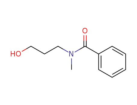 Molecular Structure of 41880-26-6 (N-(3-hydroxylpropyl)-N-methylbenzamide)