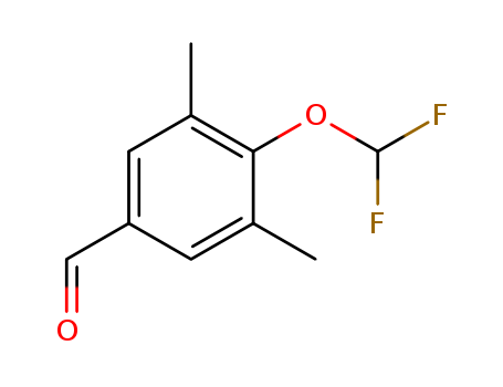 Benzaldehyde, 4-(difluoromethoxy)-3,5-dimethyl- (9CI)