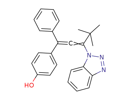 4-(3-(1H-benzo[d][1,2,3]triazol-1-yl)-4,4-dimethyl-1-phenylpenta-1,2-dienyl)phenol
