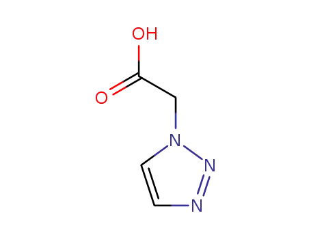 Molecular Structure of 4314-22-1 (1H-1,2,3 TRIAZOLE-1-ACETIC ACID)
