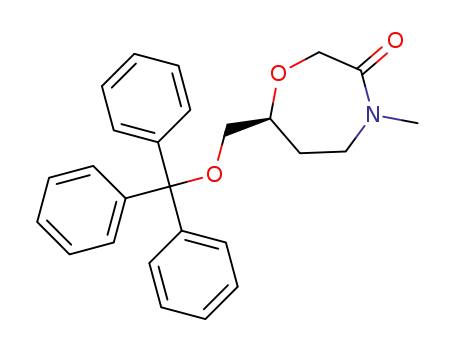 (S)-4-methyl-7-[(trityloxy)methyl]-1,4-oxazepan-3-one