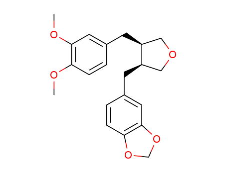 (+)-5-{[(3S,4R)-4-[(3,4-dimethoxyphenyl)methyl]tetrahydro-3-furanyl]methyl}-1,3-benzodioxole