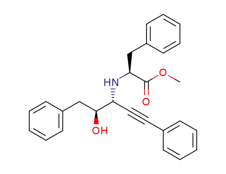 (S)-methyl 2-((3R,4S)-4-hydroxy-1,5-diphenylpent-1-yn-3-ylamino)-3-phenylpropanoate