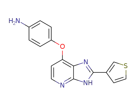 4-((2-(thiophen-3-yl)-3H-imidazo[4,5-b]pyridin-7-yl)oxy)aniline