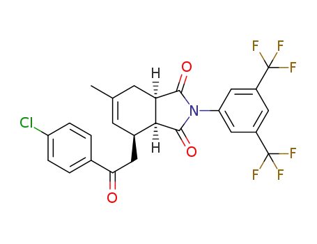 C<sub>25</sub>H<sub>18</sub>ClF<sub>6</sub>NO<sub>3</sub>