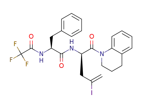 (2S)-2-(2,2,2-trifluoroacetamido)-N-[1-(3,4-dihydroquinolin-1(2H)-yl)-4-iodo-1-oxopent-4-en-2-yl]-3-phenylpropanamide