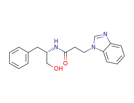 3-(benzimidazol-1-yl)-N-((S)-1-hydroxy-3-phenylpropan-2-yl)propanamide