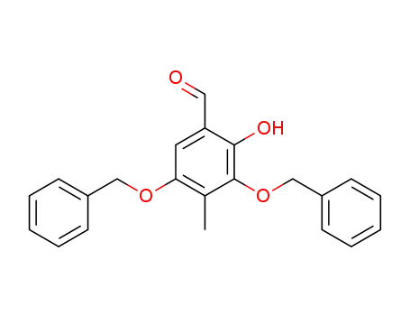 3,5-dibenzyloxy-2-hydroxy-4-methylbenzaldehyde