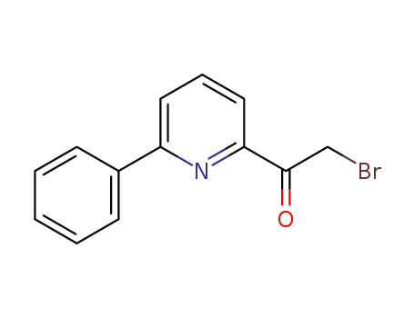 Molecular Structure of 96718-64-8 (2-(bromoacetyl)-6-phenylpyridine)