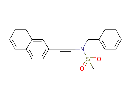Molecular Structure of 1337980-59-2 (N-benzyl-N-(naphthalen-2-ylethynyl)methanesulfonamide)