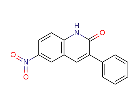 Molecular Structure of 59412-08-7 (2(1H)-Quinolinone, 6-nitro-3-phenyl-)