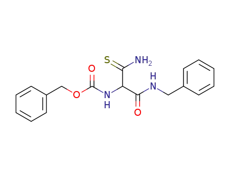 (RS)-N-benzyl 2-(benzyloxycarbonyl)amino-2-thiocarbamoylacetamide