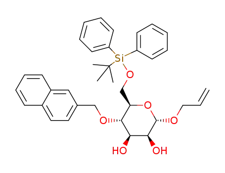 allyl 4-O-(2-naphthylmethyl)-6-O-tert-butyldiphenylsilyl-α-D-mannopyranoside