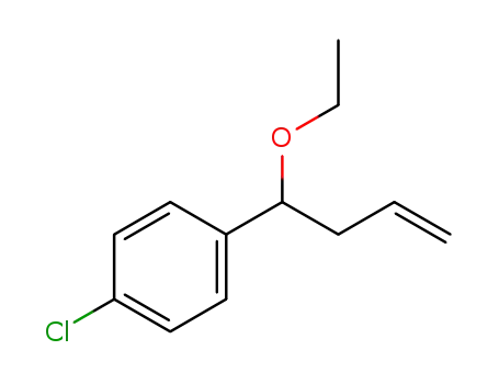 Molecular Structure of 1056626-90-4 (4-ethoxy-4-(4-chlorophenyl)-1-butene)