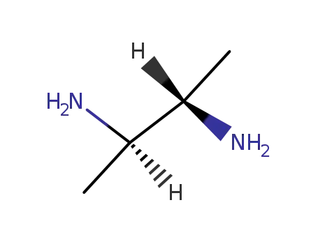 Molecular Structure of 20759-15-3 (2,3-Butanediamine, (2R,3S)-rel-)