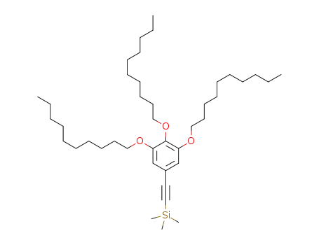 5-trimethylsilylethynyl-1,2,3-(tris(decyloxy))benzene