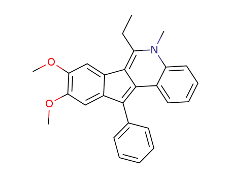 6-ethyl-8,9-dimethoxy-5-methyl-11-phenyl-5H-indeno[1,2-c]quinoline