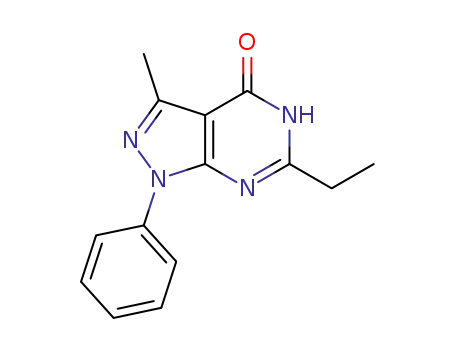 6-ethyl-3-methyl-1-phenyl-1,5-dihydro-4H-pyrazolo[3,4-d]pyrimidin-4-one
