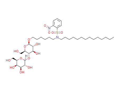 N-[6-(β-lactosyloxy)hexyl]-N-tetradecyl-2-nitrobenzenesulfonyl amide