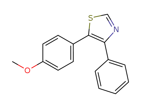 Molecular Structure of 1384515-65-4 (5-(4-methoxyphenyl)-4-phenylthiazole)