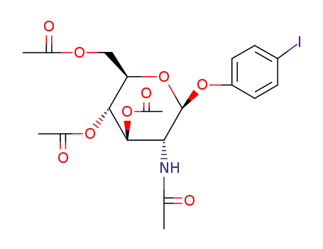 4'-요오도페닐 2-아세트아미도-3,4,6-트리-오-아세틸-2-데옥시-BD-글루코피라노시드
