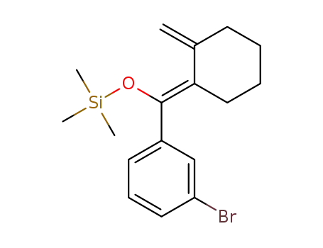 (Z)-((3-bromophenyl)(2-methylenecyclohexylidene)methoxy)trimethylsilane