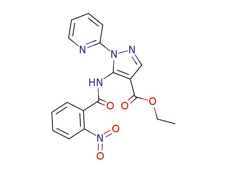 ethyl 5-(2-nitrobenzamido)-1-(pyridin-2-yl)-1H-pyrazole-4-carboxylate