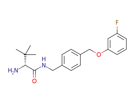 (R)-N-(4-(3-fluorophenoxymethyl)benzyl)-2-amino-3,3-dimethylbutanamide