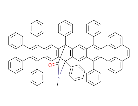 22-methyl-9,11,13,14,15,16,18,20-octaphenyl-11,18-dihydro-11,18-(epiminomethano)dibenzo[de,c1d1]heptacen-21-one