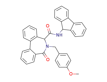 N-(9H-fluoren-9-yl)-6-(4-methoxybenzyl)-7-oxo-6,7-dihydro-5H-dibenzo[c,e]azepine-5-carboxamide
