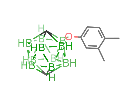 Molecular Structure of 1182371-54-5 (2-(3,4-dimethylphenoxy)-1,12-dicarba-closo-dodecaborane)