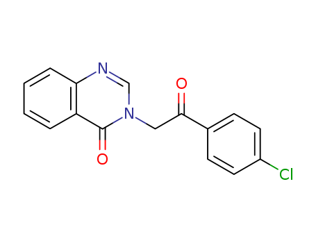 4(3H)-Quinazolinone, 3-[2-(4-chlorophenyl)-2-oxoethyl]-
