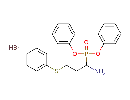 [3-(phenylsulfanyl)-1-(RS)-(diphenoxyphosphoryl)propan-1-aminium] bromide