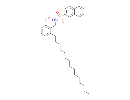 N-(2-methoxy-6-pentadecylbenzyl)naphthalene-2-sulfonamide