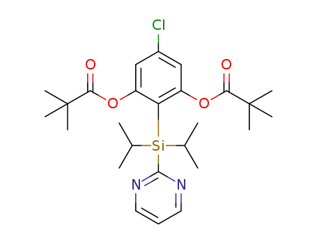 5-chloro-2-[diisopropyl(pyrimidin-2-yl)silyl]-1,3-phenylene bis(2,2-dimethylpropanoate)