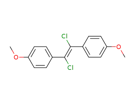Benzene, 1,1'-(1,2-dichloro-1,2-ethenediyl)bis[4-methoxy-, (E)-