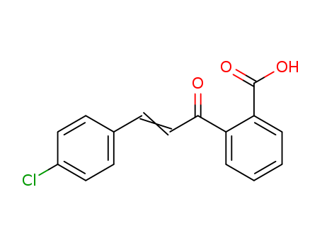Benzoic acid, 2-[3-(4-chlorophenyl)-1-oxo-2-propenyl]-