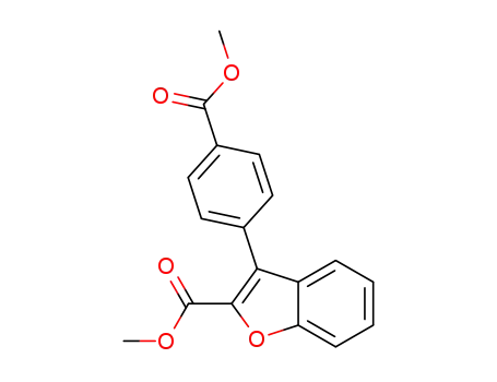 methyl 3-(4-(methoxycarbonyl)phenyl)benzofuran-2-carboxylate