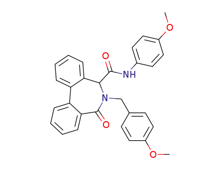 6-(4-methoxybenzyl)-N-(4-methoxyphenyl)-7-oxo-6,7-dihydro-5H-dibenzo[c,e]azepine-5-carboxamide