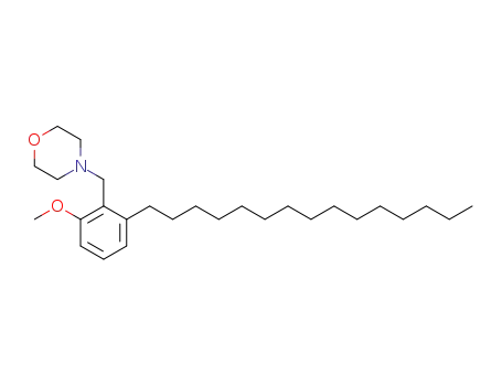 4-(2-methoxy-6-pentadecylbenzyl)morpholine