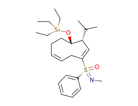 triethyl((1S,2R,3E,6Z)-2-isopropyl-4-[(S)-N-methyl-S-phenylsulfonimidoyl]cyclonona-3,6-dienyloxy)silane