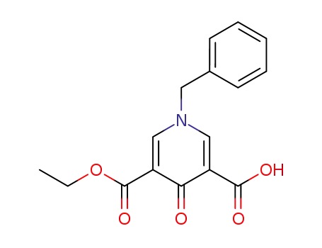 1-benzyl-5-(ethoxycarbonyl)-4-oxo-1,4-dihydropyridine-3-carboxylic acid