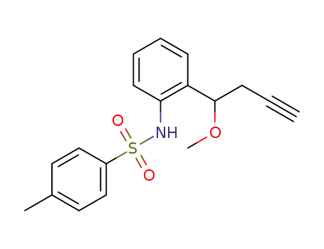 N-[2-(1-methoxybut-3-ynyl)phenyl]-4-methylbenzenesulfonamide