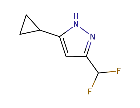 3-시클로프로필-5-디플루오로메틸-1H-피라졸