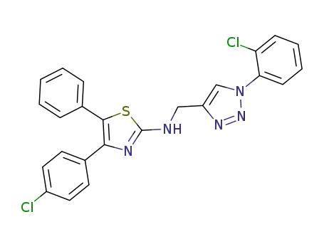 [4-(4-chlorophenyl)-5-phenylthiazol-2-yl][1-(2-chlorophenyl)-1H-[1,2,3]triazol-4-yl]methylamine
